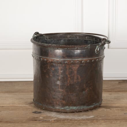 19th Century Riveted Copper Bucket DA3228818