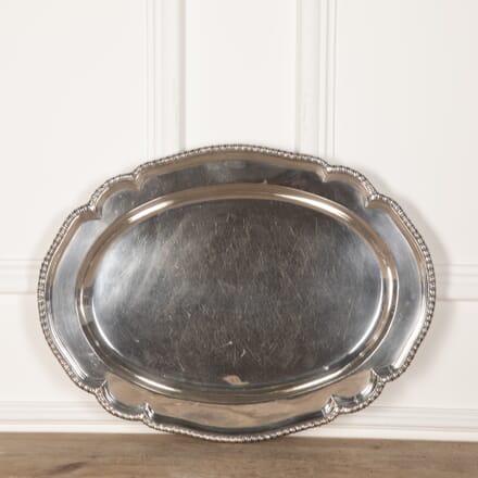 19th Century Silver Plated Meat Serving Platter DA5828984