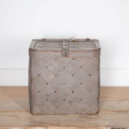 19th Century Swedish Birch Bark Basket DA7233000