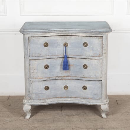 19th Century Swedish Commode with Blue Paint CC4426678
