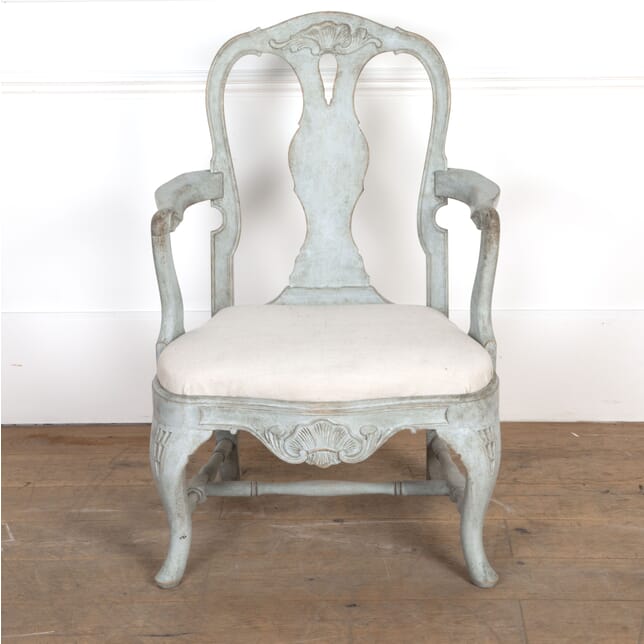 19th Century Swedish Rococo Carver Chair CH1426759