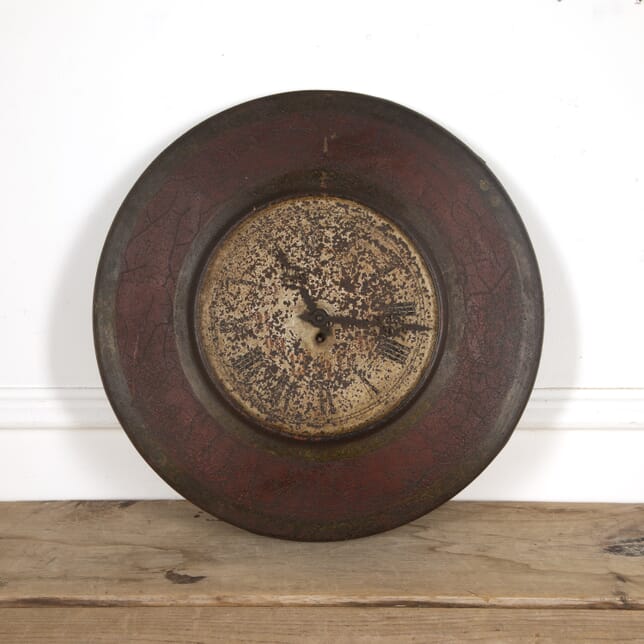 19th Century Tole Wall Clock OF9016900