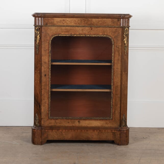 19th Century Victorian Walnut Side Cabinet BU8526726