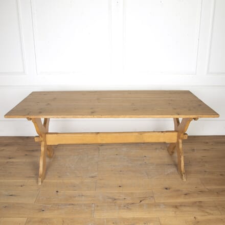 19th Century X Frame Dining Table TD3720692