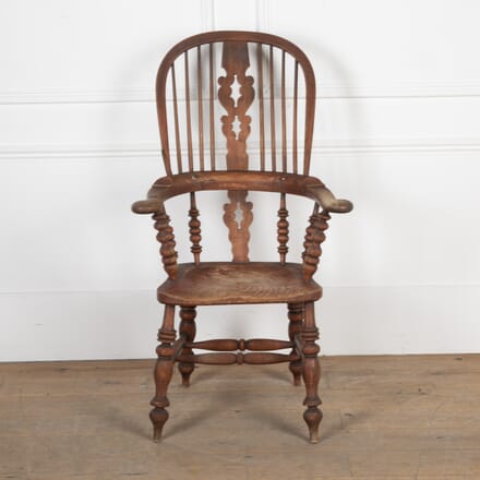 19th Century Yorkshire Broad Windsor Armchair CH6927855