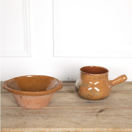 20th Century Terracotta Pottery Bowls DA3621354