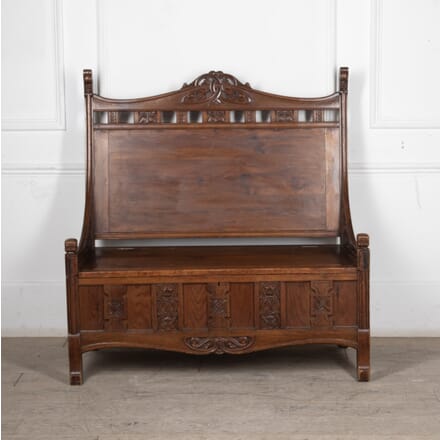 20th Century Arts and Crafts Celtic Pine Settle SB7827874