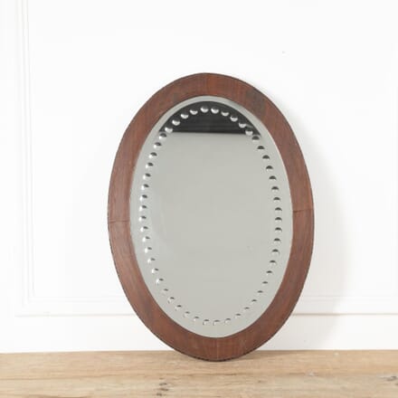 20th Century Art Deco Oval Mirror MI0531871