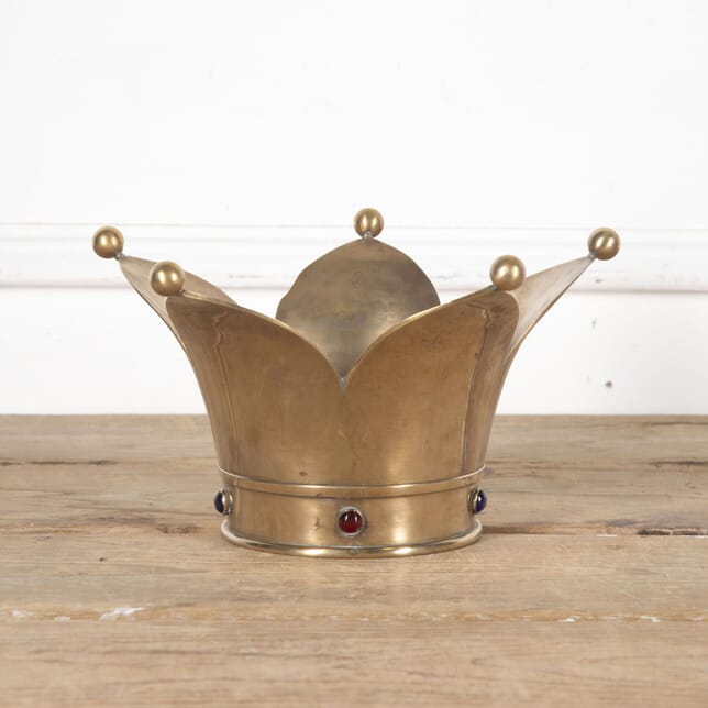 20th Century Brass Crown Ice Bucket DA1529931
