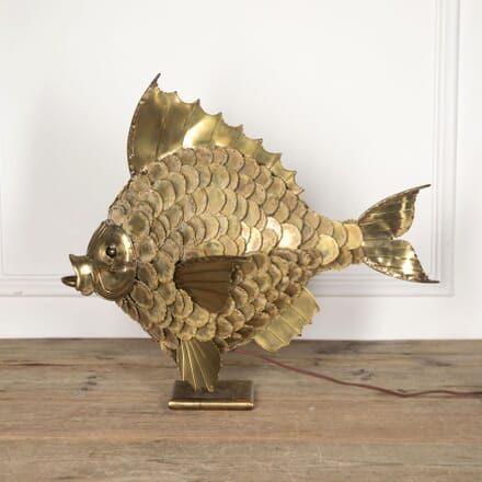 20th Century Brass Fish Designed Lamp LT5232186