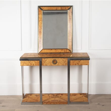 20th Century Console Table with Mirror CO4631495