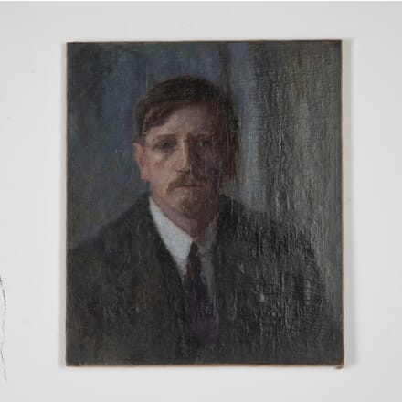 20th Century Danish Oil on Canvas Portrait WD3728495