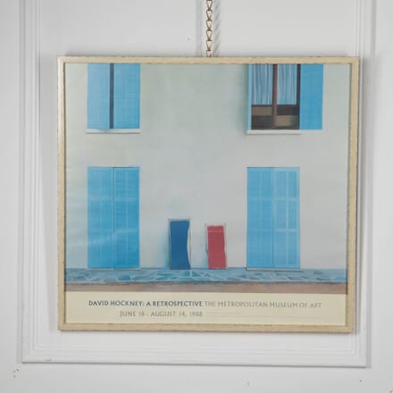 20th Century David Hockney Retrospective Poster WD2832557