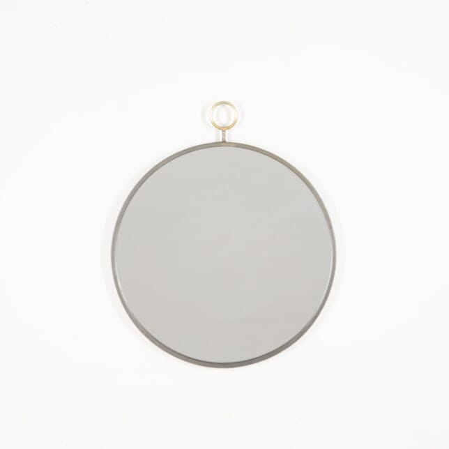 20th Century English Brass Framed Mirror MI0533325