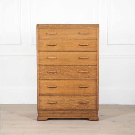 20th Century English Heals Oak Chest of Drawers CC0533276