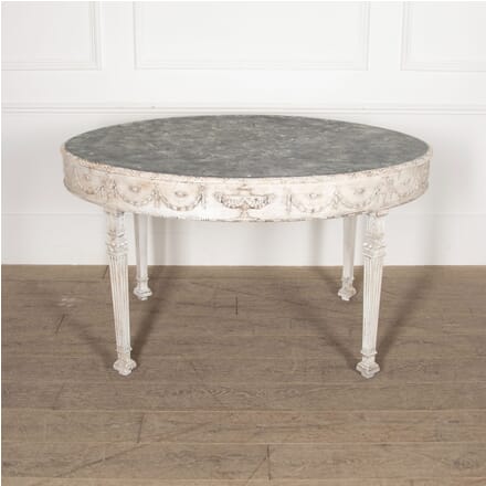 20th Century English Oval Painted Centre Table TC8429469