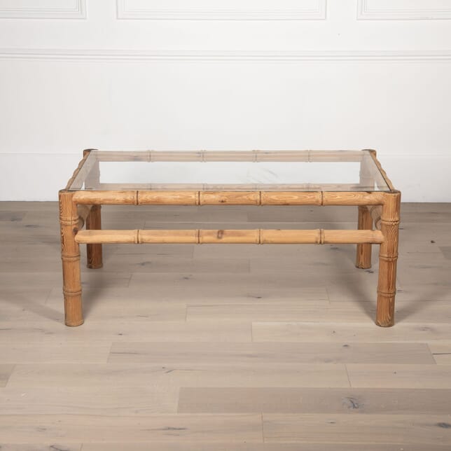 20th Century Faux Bamboo Coffee Table CT4031501