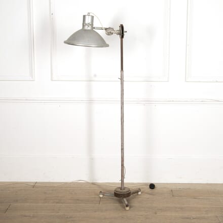 20th Century French Articulated Steel Floor Lamp LL2919226