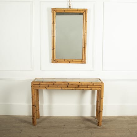 20th Century French Console Table and Mirror CO4529629