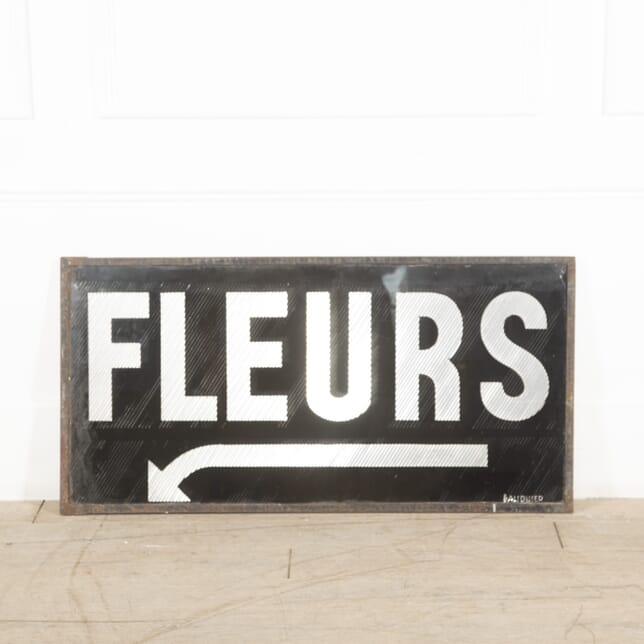 20th Century French Flower 'Fluer' Shop Sign DA4028318