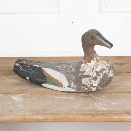 20th Century French Folk Art Decoy Duck DA1527904