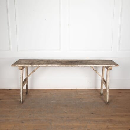 20th Century French Oak Trestle Table GA7432231