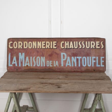 20th Century French Shoemakers Shop Sign DA3431389