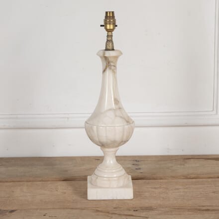 20th Century French White Marble Lamp LL8827377