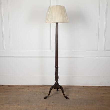 20th Century Georgian Style Mahogany Floor Lamp LF8028079
