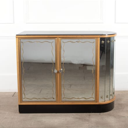 20th Century Glazed Cocktail Cabinet in the Style of Renee Drouet BU6026270
