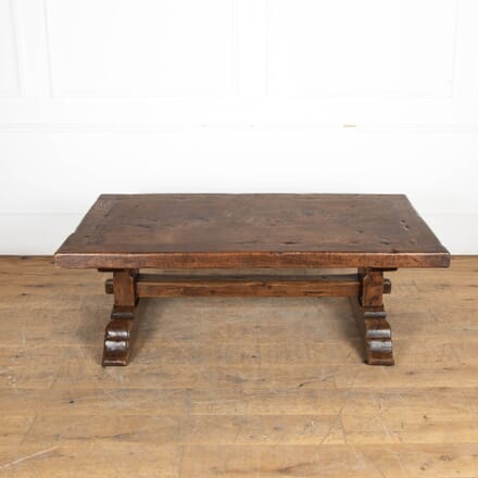 20th Century Large Oak Refectory Style Coffee Table CT8532874