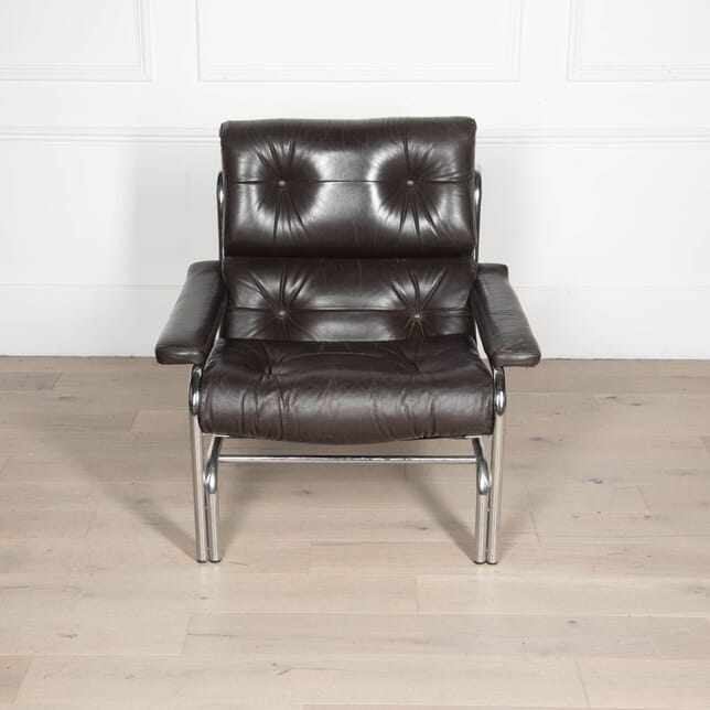 20th Century Leather Armchair by Pieff CH0432545