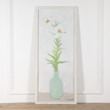 20th Century Lilies in a Green Bottle by Susanna Linhart WD2929045