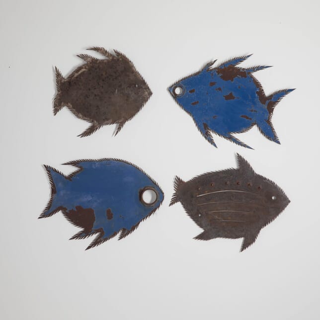 20th Century Metal Fish Wall Sculptures WD3032891