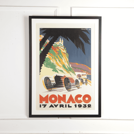 20th Century Original Monaco Racing Poster WD5322073