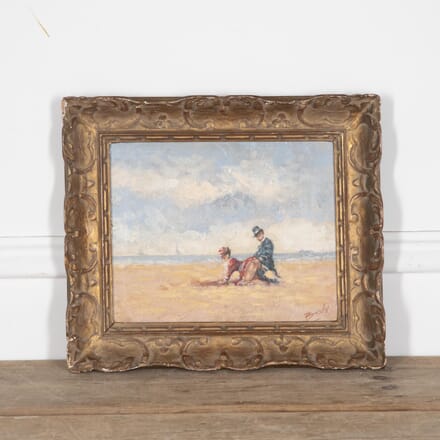 20th Century Painting 'By the Seaside' By Paulette Bardy WD1530008