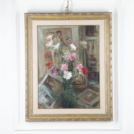20th Century Painting of Flowers WD2830941