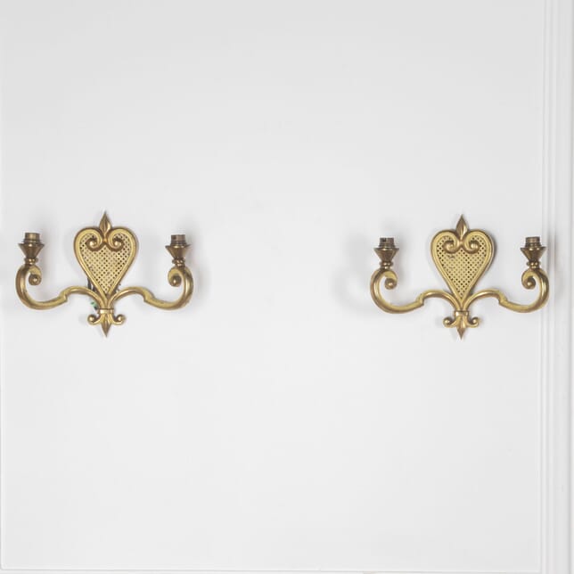 20th Century Pair of French Appliqué Wall Lights LW8033195
