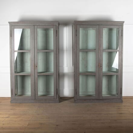 Pair of 20th Century French Glazed Display Cabinets CU3730903