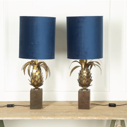 20th Century Pair of Maison Jansen Pineapple Table Lamps LT4528913