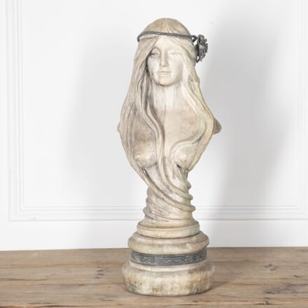 20th Century Reconstituted Marble Female Sculpture DA0431506