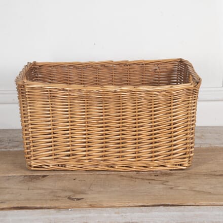 20th Century Rectangular Wicker Log Basket DA8827380