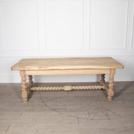 20th Century Substantial Bleached Oak Refectory Table TD2328882