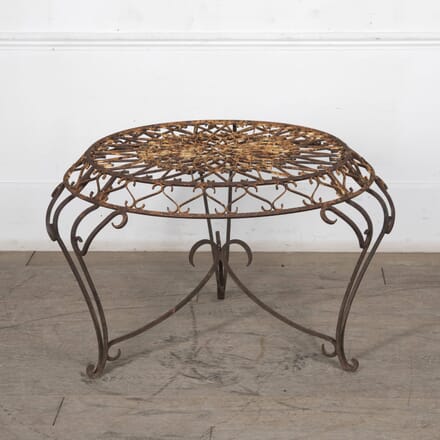 20th Century Wrought Iron Spanish Low Table CT2927122