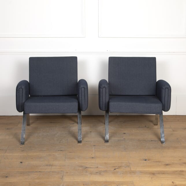 Pair Of 20th Century Denim Chairs CH5320609