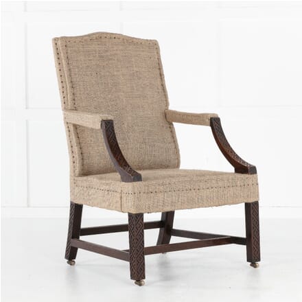18th Century George III Mahogany Gainsborough Chair CH0613723