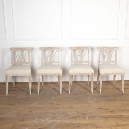 Set of Four 18th Century Gustavian Dining Chairs CD1421957