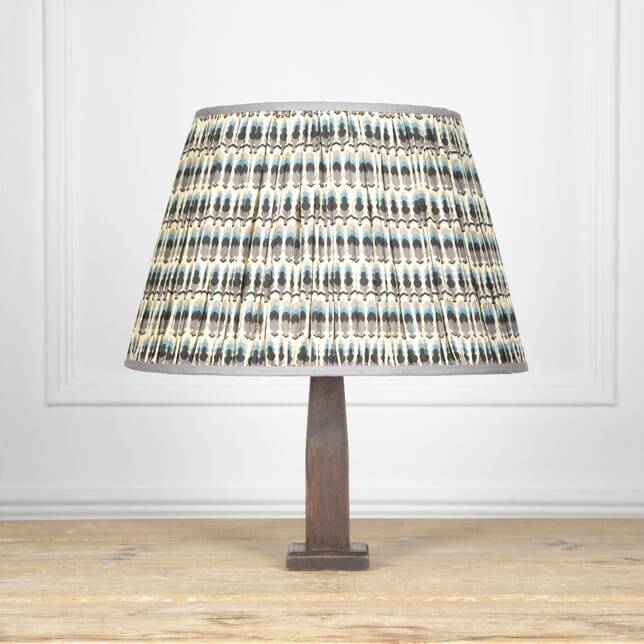 45cm Black and Blue Silk Lampshade LS6633271