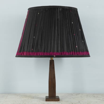 50cm Black & Pink Silk Lampshade LS665913