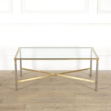 Coffee Table in Brass and Brushed Steel CT3012785